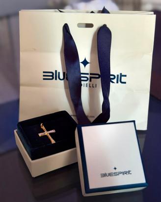 Elegante Ciondolo a Croce in Oro 9kt – Nuovo 