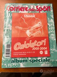 Calciatori Panini 2003 Corriere dello sport vuoto