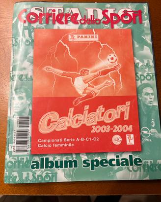 Calciatori Panini 2003 Corriere dello sport vuoto