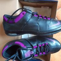 Nike Women's Trainer Casual Nero/viola TG. 38, USA