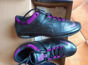 Nike Women's Trainer Casual Nero/viola TG. 38, USA