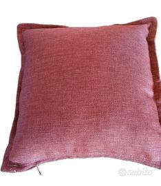 Cuscino trama rustica Colore Vino 40x40 
