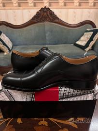Scarpe Uomo stringate in cuoio e vera pelle nr.42