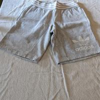 Pantaloncini Adidas,DUE PEZZI,stampa logo,grigio