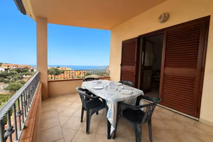 Grazioso appartamento con veranda e splendida vist