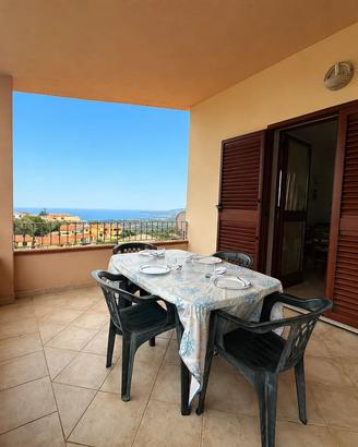 Grazioso appartamento con veranda e splendida vist