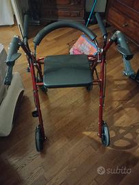 Rollator con freni ( uso esterni ) Ausilium Victor
