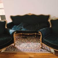 Salotto divano e 2 poltrone