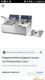 friggitrice elettrica doppia