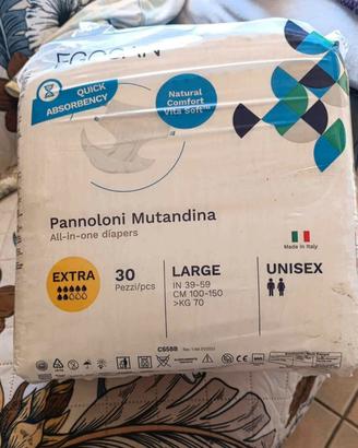 Pannoloni Mutandina Egosan Large EXTRA Taglia L