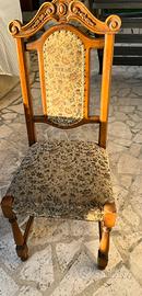 Sedie in rovere antico