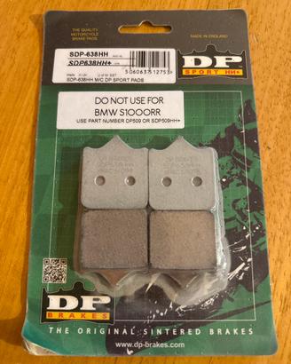 PASTIGLIE FRENO SINTERIZZATE DP BRAKES SPORT HH+