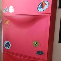 Scarpiere rosse modello Ikea