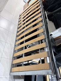 Letto a soppalco con meccanismo e doghe