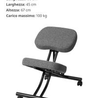 Sedia ergonomica posturale IKEA EIFRED