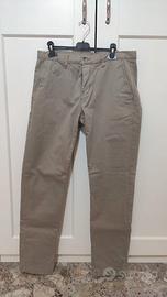 Pantalone chino beige