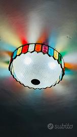 Lampadario in ferro battuto