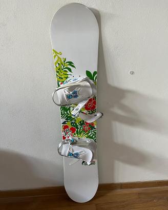 Tavola Snowboard completa con attacchi Oxygen
