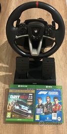 Hori Volante/pedali xbox one s(+2giochi)come nuovo