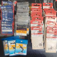 stock 50 buste di ami da pesca bolognese inglese