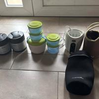 contenitori e scalda biberon per svezzamento 