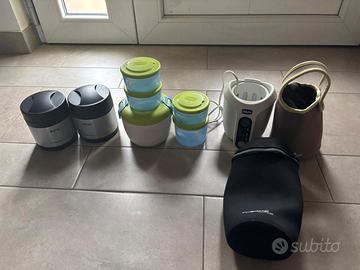 contenitori e scalda biberon per svezzamento 