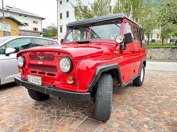 Uaz 469 del 02/1990 2500 diesel rossa