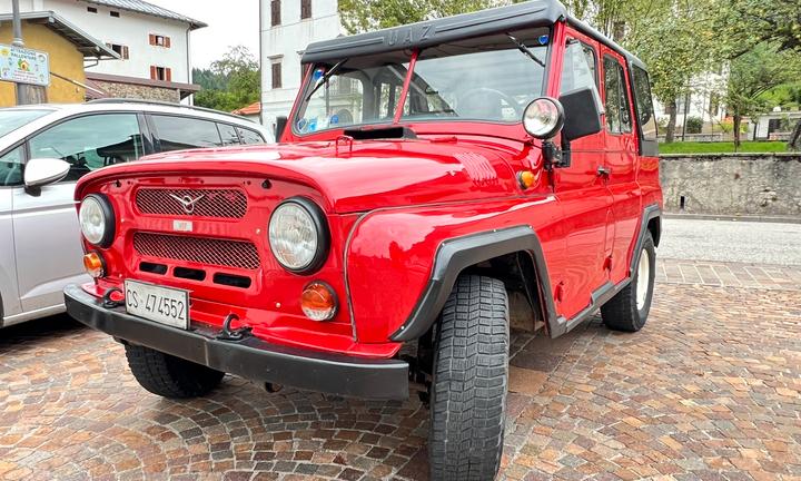 Uaz 469 del 02/1990 2500 diesel rossa