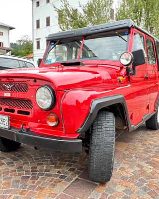 Uaz 469 del 02/1990 2500 diesel rossa