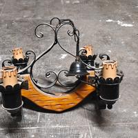 Lampadari ferro battuto