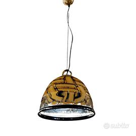 Lampadario Tessere Ambra Murano