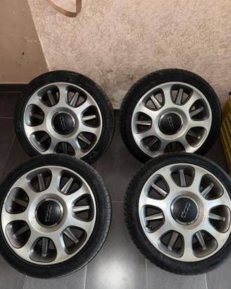 Cerchi in lega 16 pollici fiat 500