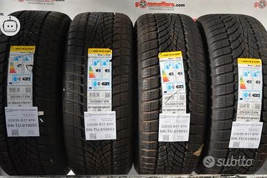4 pneumatici dunlop 225/55 r17 97h rft tu10053