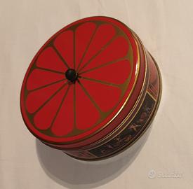 Scatola in latta marchiata Sublime Rancé 