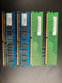 4 ram 512Mb Ddr2 pc-2