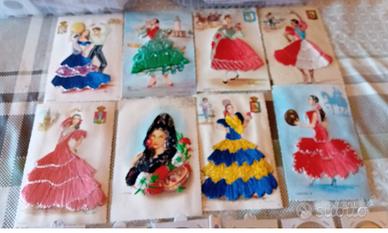 Lotto 8 cartoline vintage