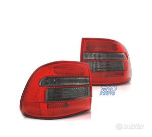 FANALI PORSCHE CAYENNE 02-07 LED ROSSO AFFUMICATO