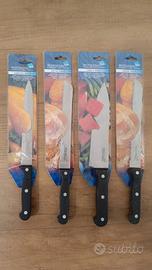 Set 4 coltelli professionali cucina
