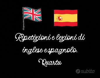 Lezioni/ripetizioni inglese e spagnolo