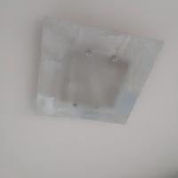 Lampadario vetro artistico lavorato a mano