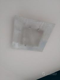 Lampadario vetro artistico lavorato a mano