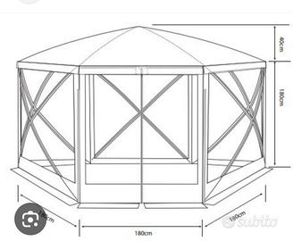 gazebo kampa screen house.