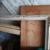 cornice con foglia oro