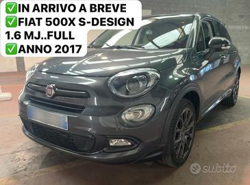 FIAT 500X S-DESIGN 1.6 MJ 120 CV. NAVI+CERCHI+BIXE