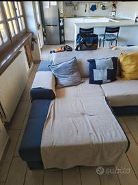 Divano con chaise-longue