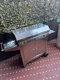 Barbecue Planet CHEF 80 acciaio inox