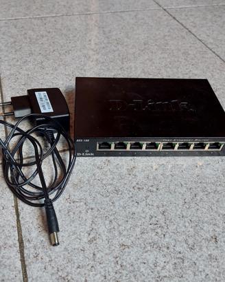 Switch Dlink DES-108 8 Porte Ethernet