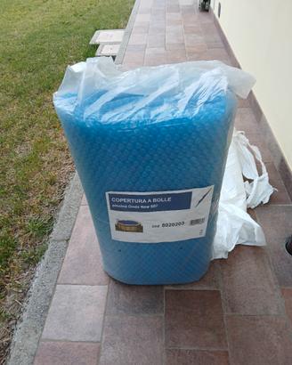 telo isotermico a bolle per piscina ottagonale 