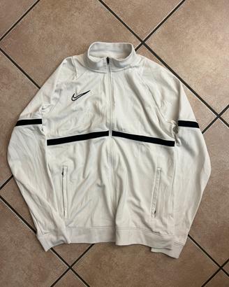 Nike Dri-FIT Track Jacket White Black - Size M