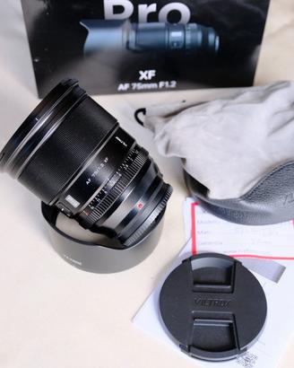 VILTROX AF 75 F1.2 PRO FUJIFILM PARI AL NUOVO!